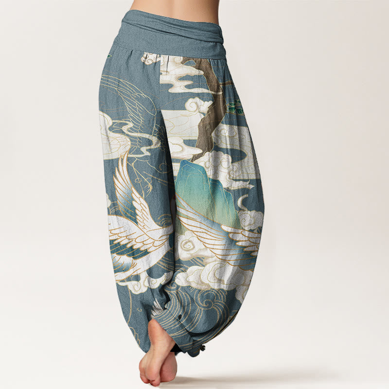 Pantalons Harem Élastiques