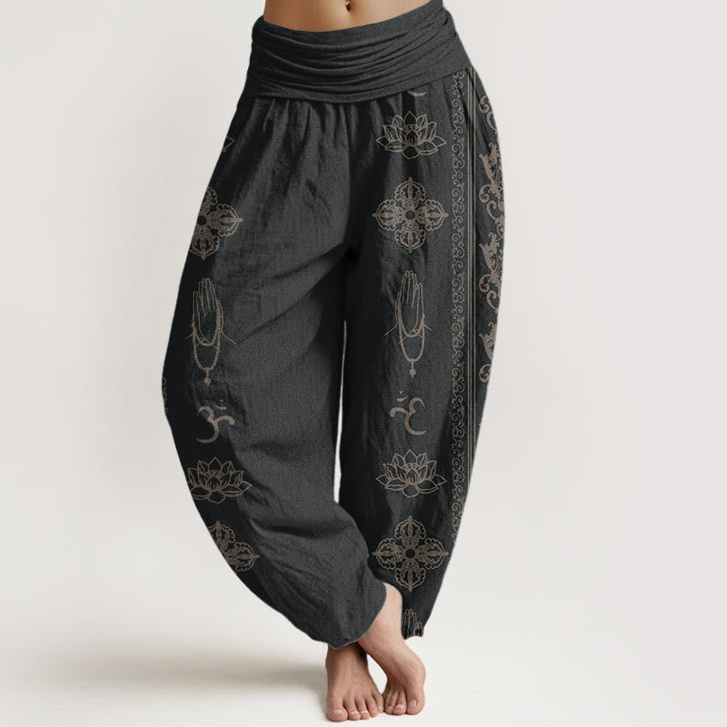 Pantalons Harem Élastiques