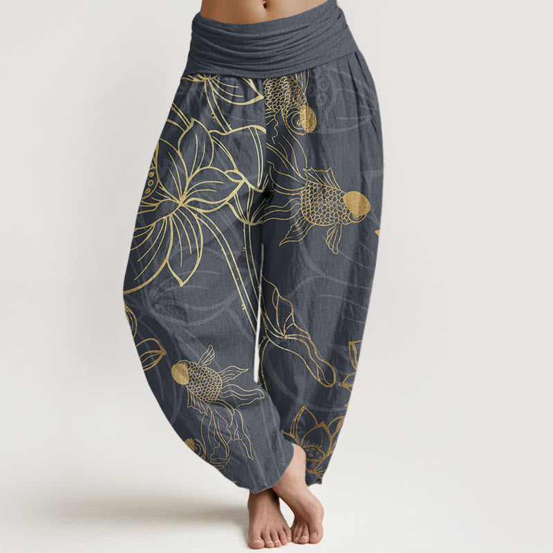 Pantalons Harem Élastiques