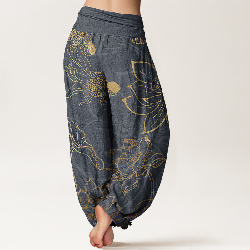 Pantalons Harem Élastiques