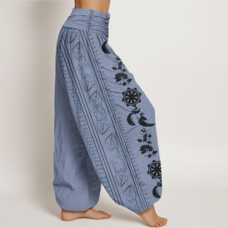 Pantalons Harem Élastiques