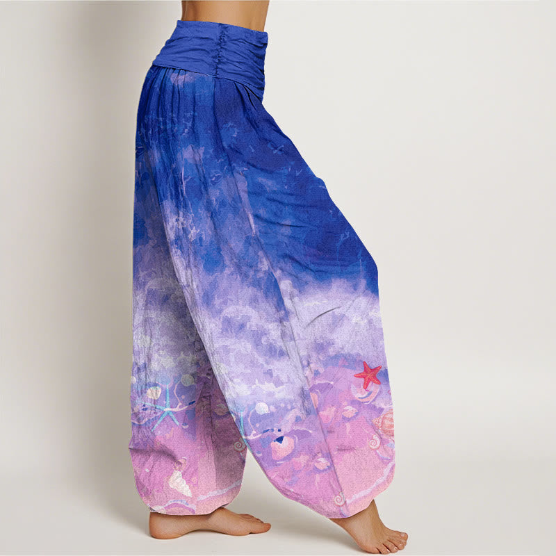 Pantalons Harem Élastiques