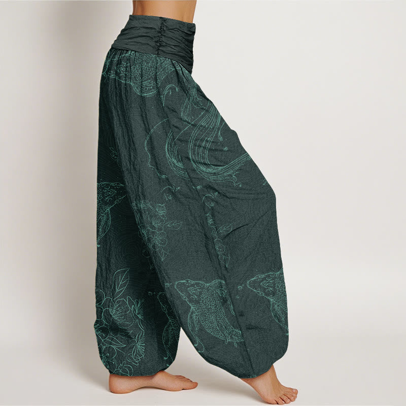 Pantalons Harem Élastiques