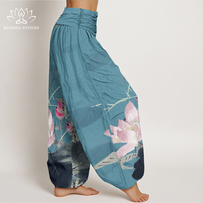 Pantalons Harem Élastiques