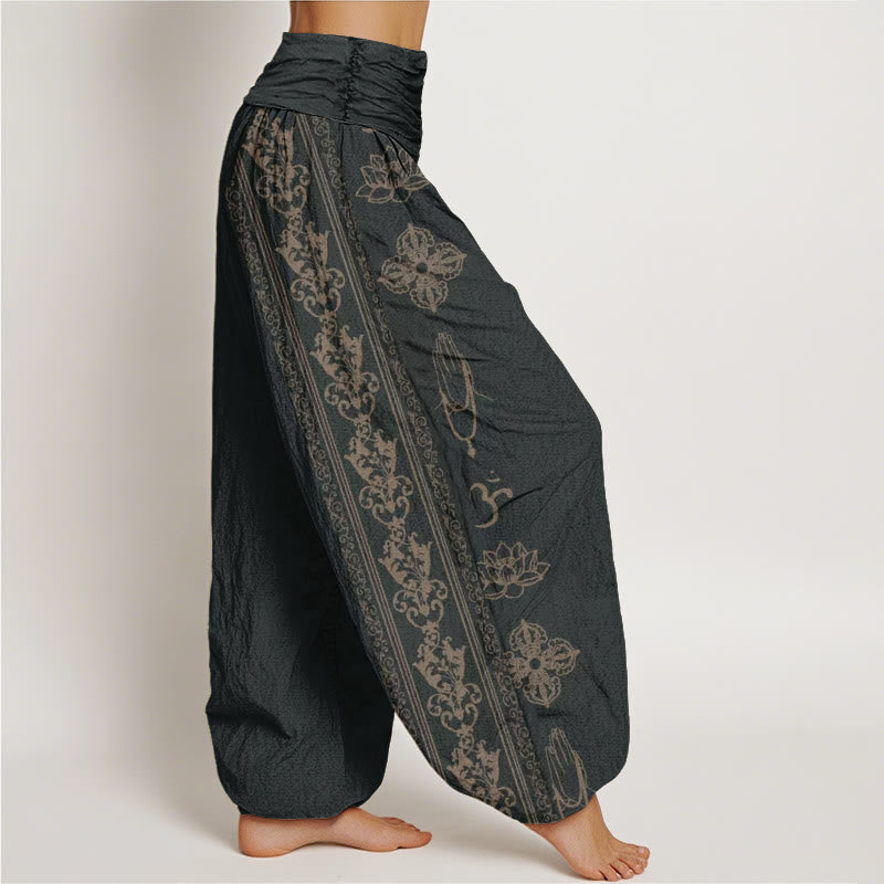 Pantalons Harem Élastiques