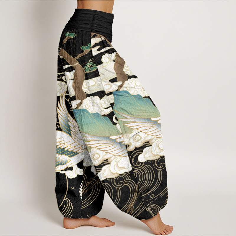 Pantalons Harem Élastiques