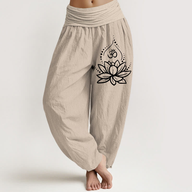 Pantalons Harem Élastiques