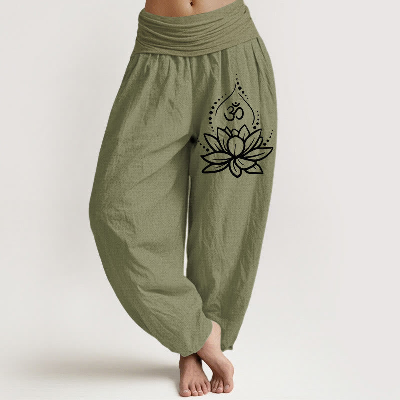 Pantalons Harem Élastiques