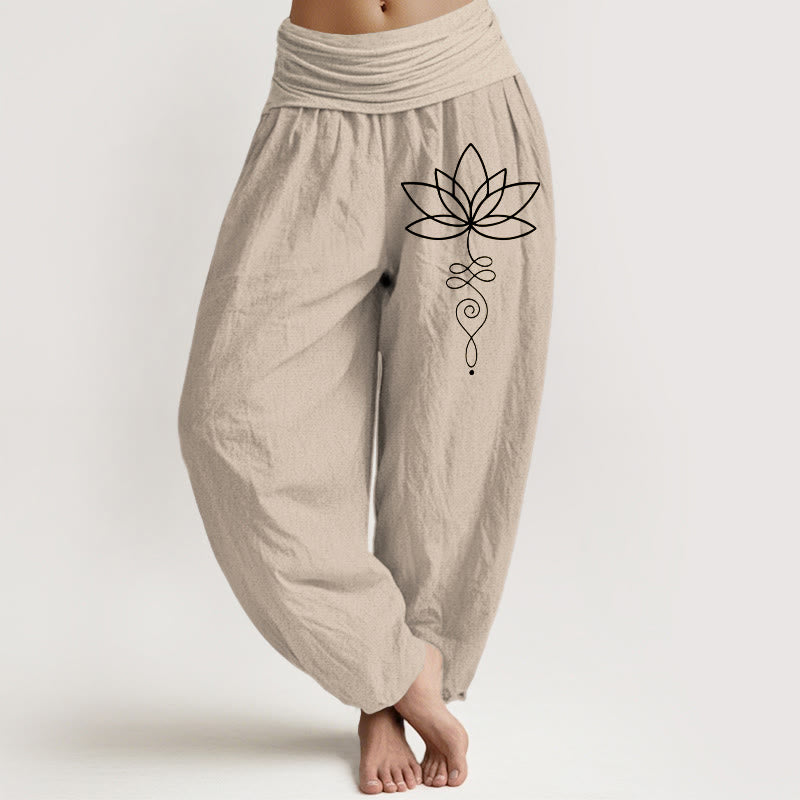 Pantalons Harem Élastiques