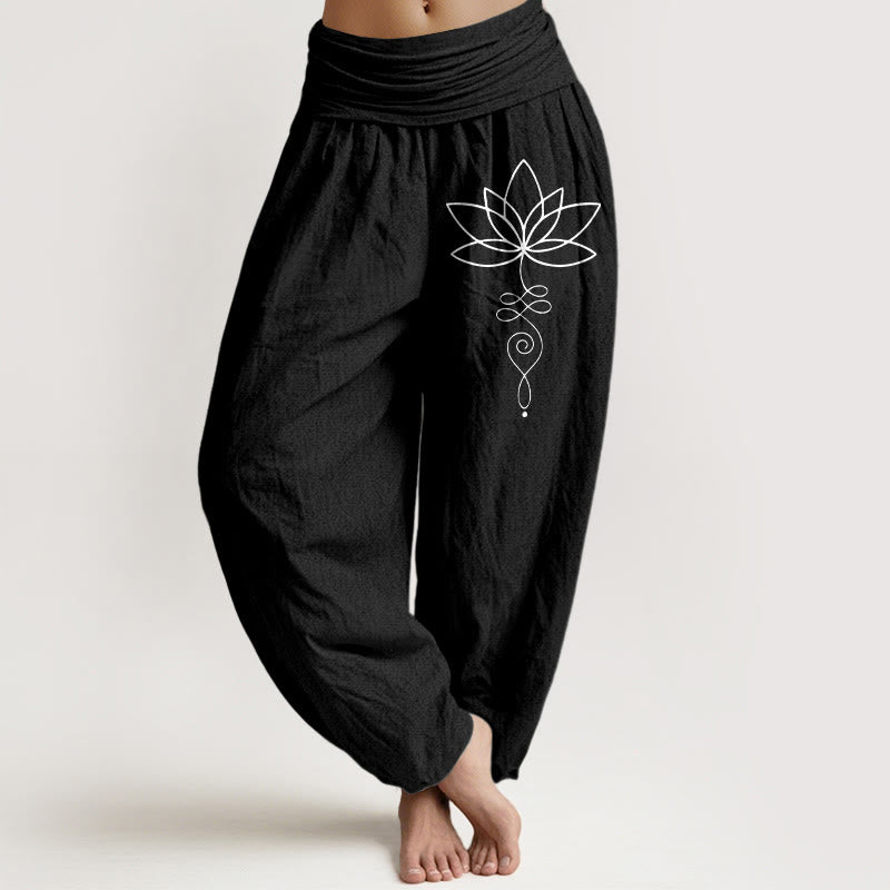 Pantalons Harem Élastiques