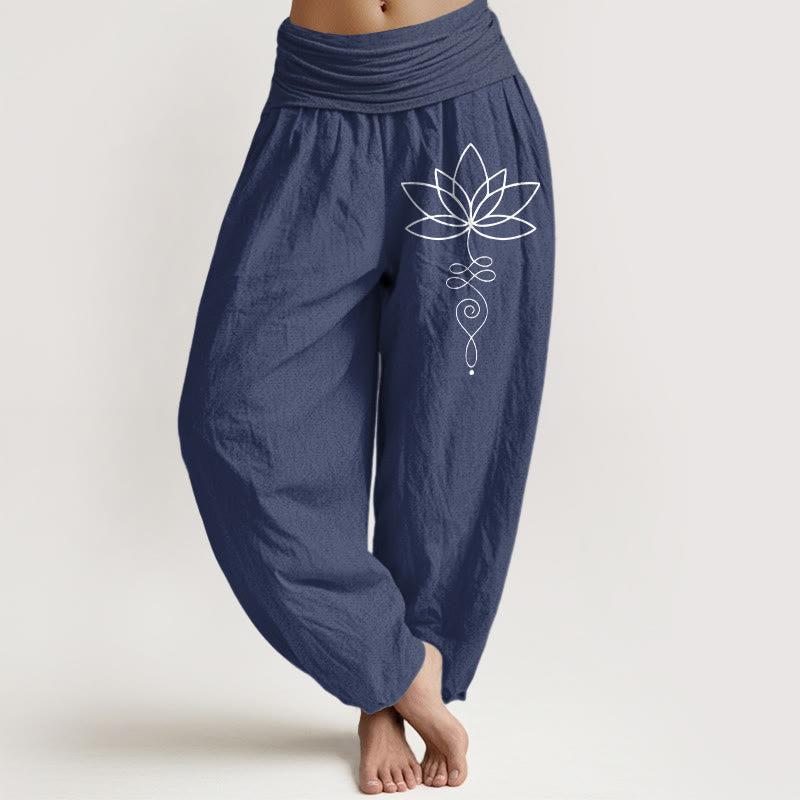 Pantalons Harem Élastiques