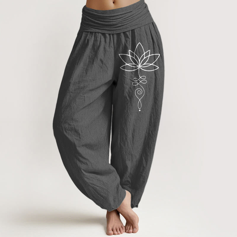 Pantalons Harem Élastiques