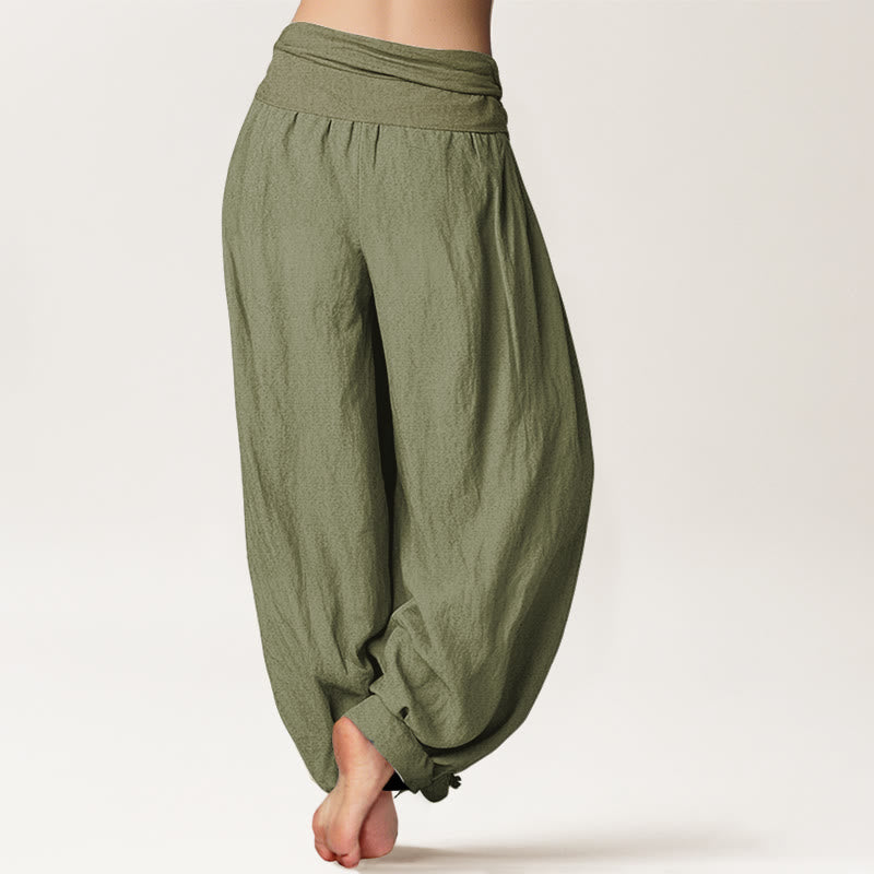Pantalons Harem Élastiques