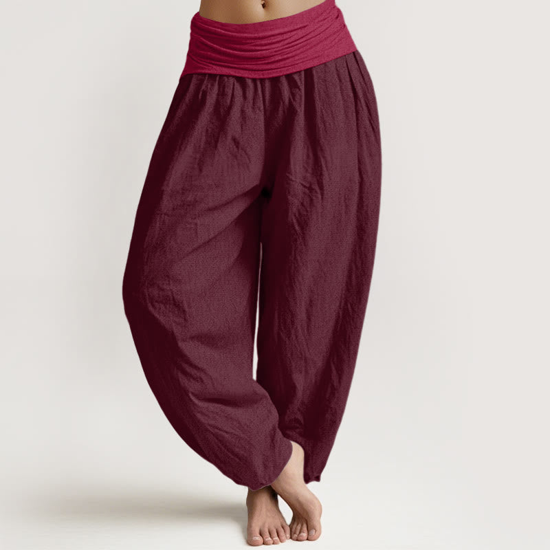 Pantalons Harem Élastiques