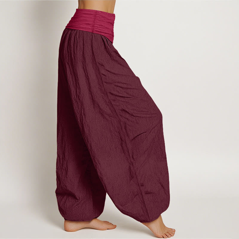 Pantalons Harem Élastiques