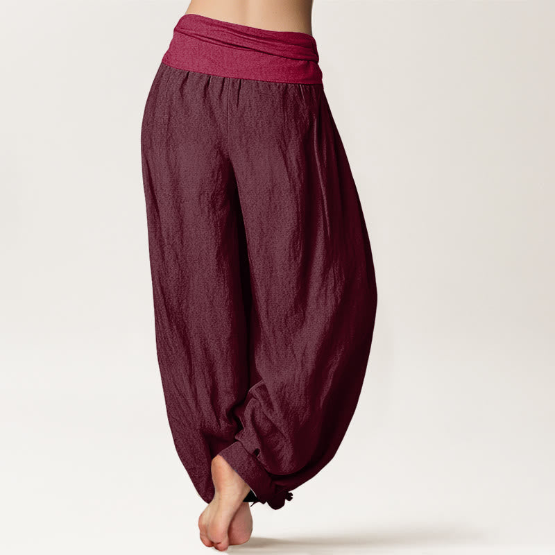 Pantalons Harem Élastiques
