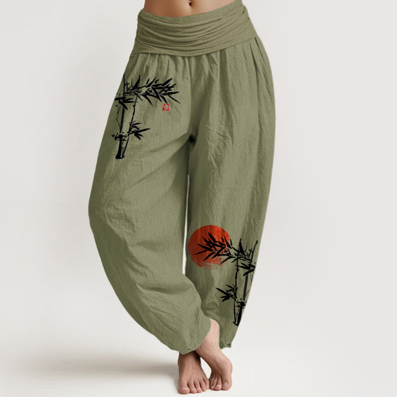 Pantalons Harem Élastiques