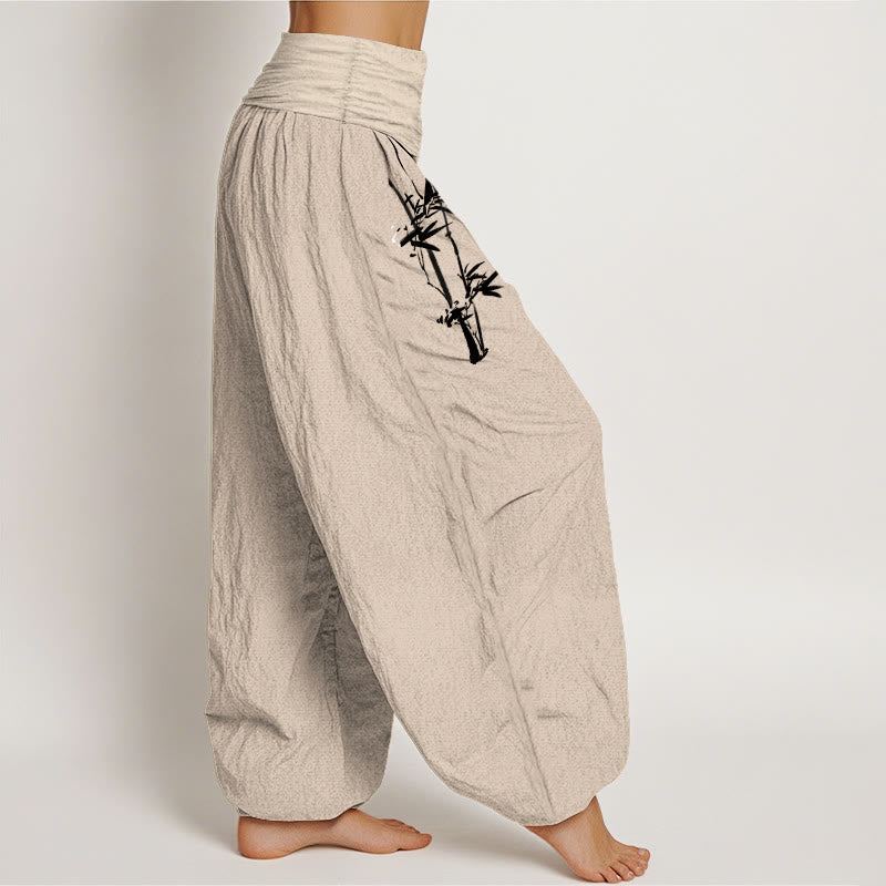 Pantalons Harem Élastiques