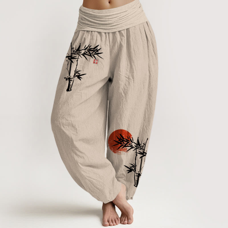 Pantalons Harem Élastiques