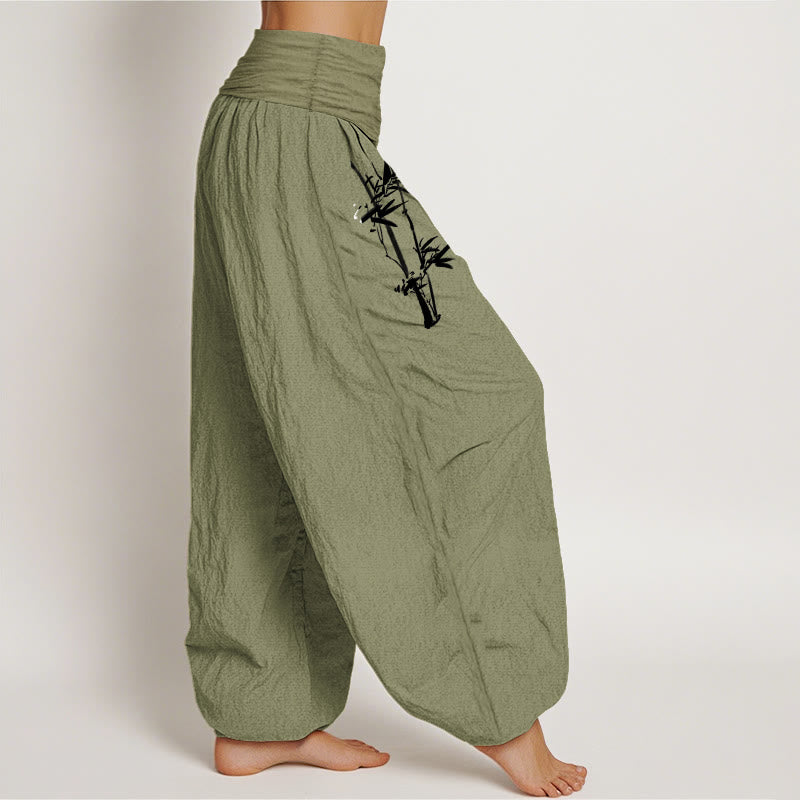 Pantalons Harem Élastiques
