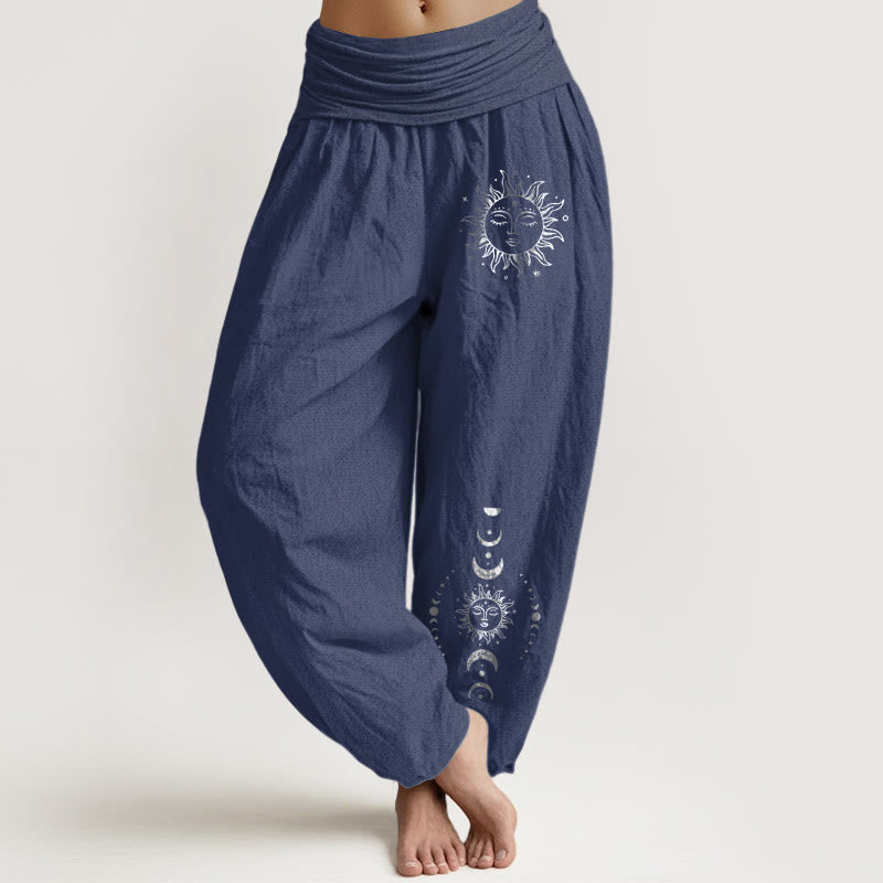Pantalons Harem Élastiques