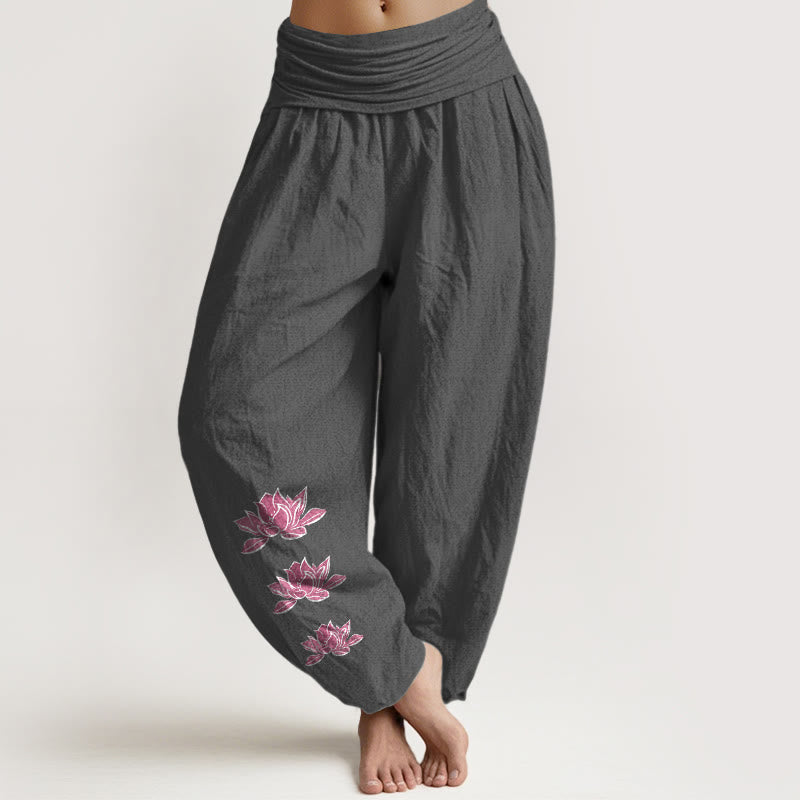Pantalons Harem Élastiques