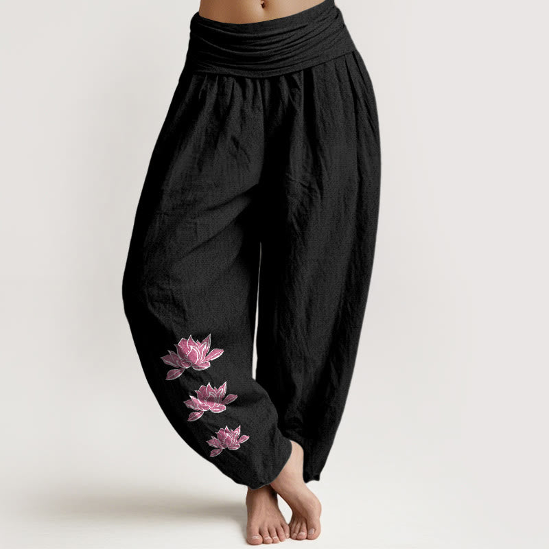 Pantalons Harem Élastiques