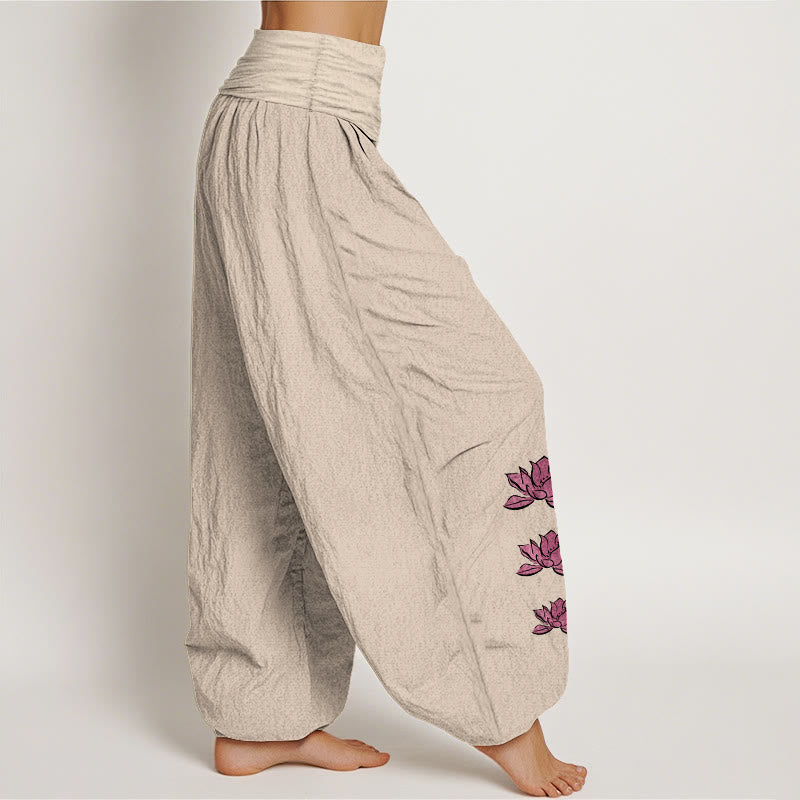 Pantalons Harem Élastiques