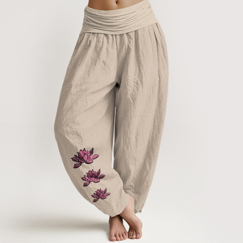 Pantalons Harem Élastiques