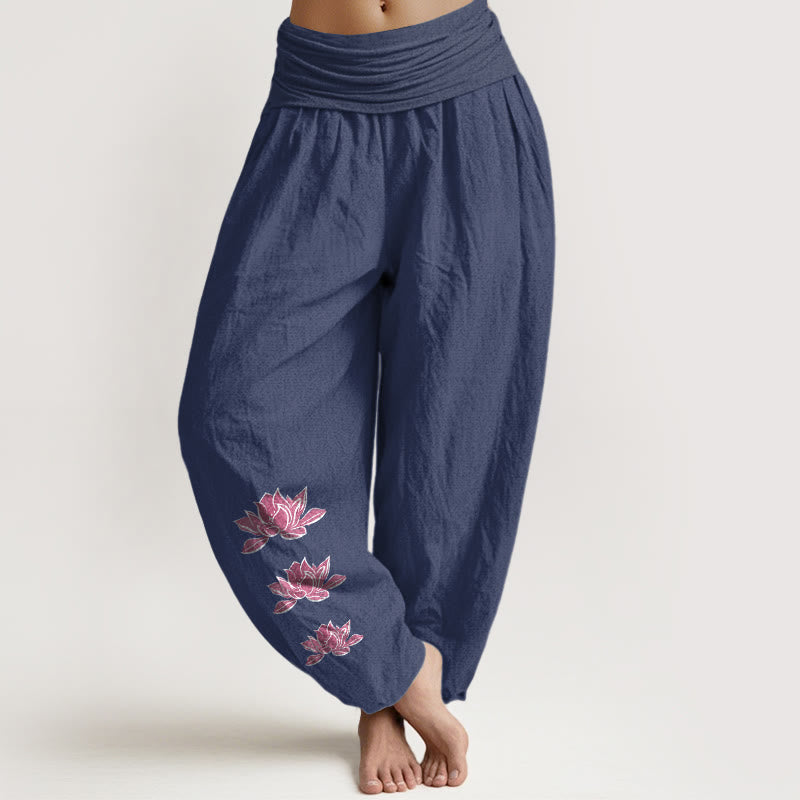 Pantalons Harem Élastiques