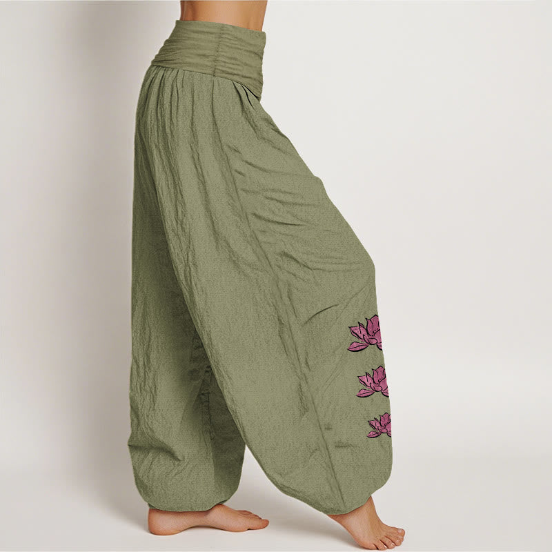 Pantalons Harem Élastiques
