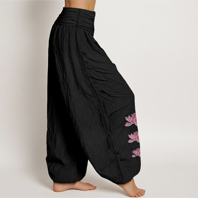Pantalons Harem Élastiques