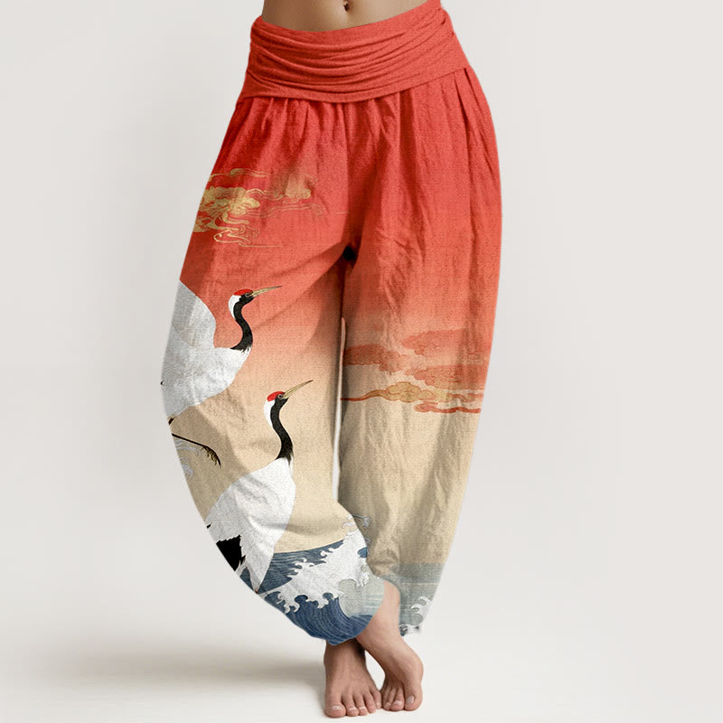 Pantalons Harem Élastiques