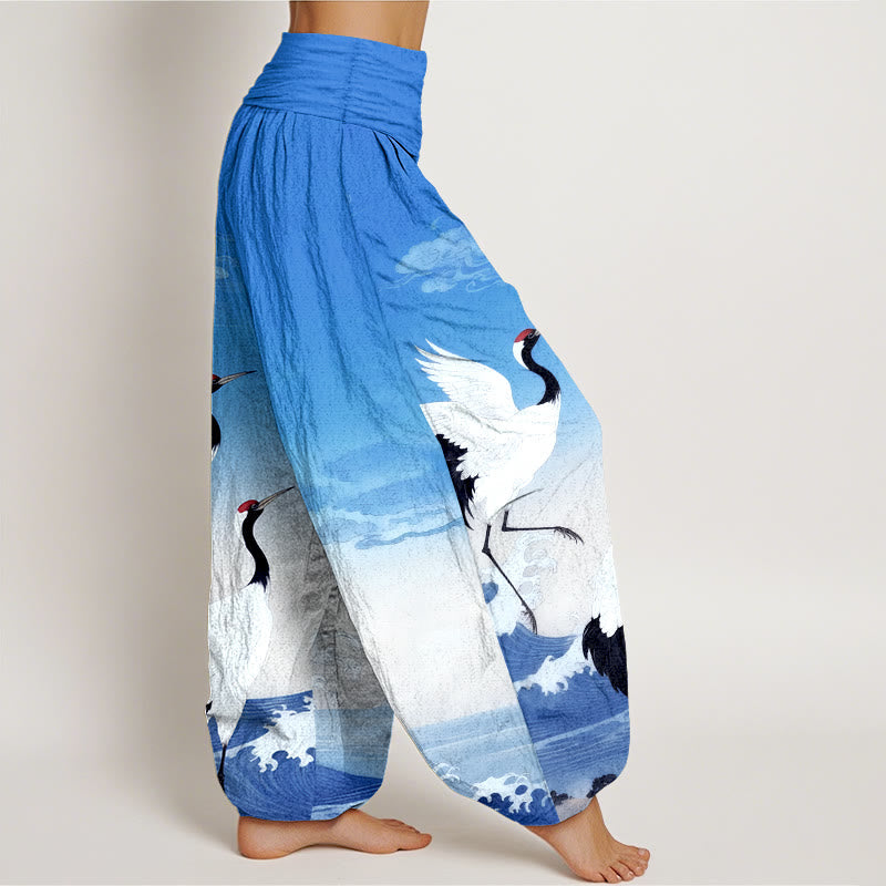 Pantalons Harem Élastiques