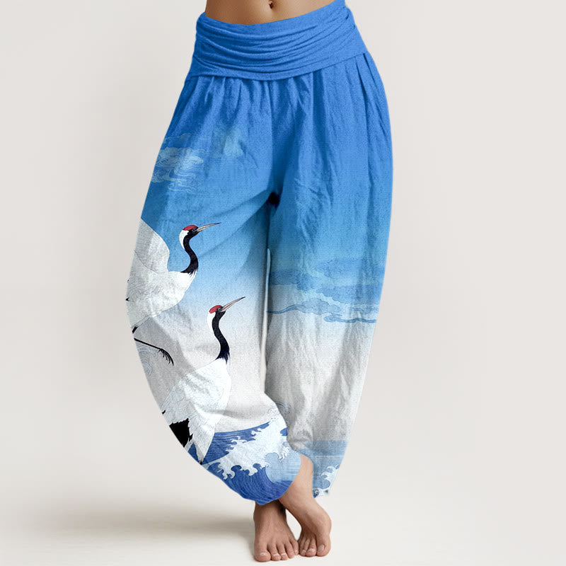 Pantalons Harem Élastiques