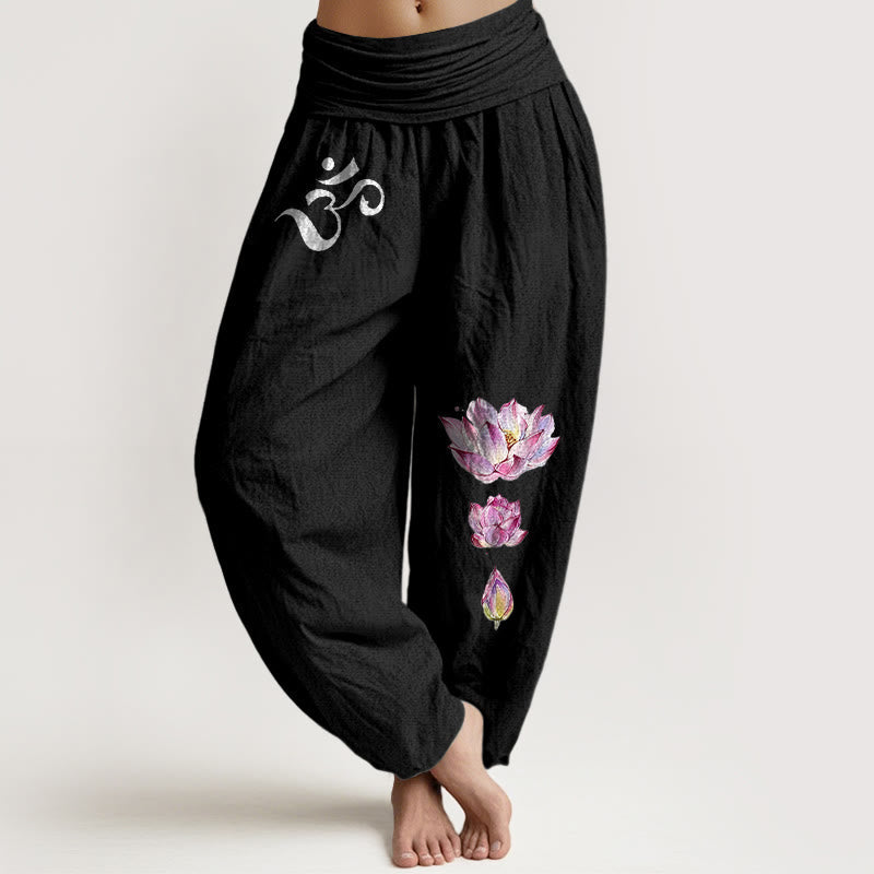 Pantalons Harem Élastiques