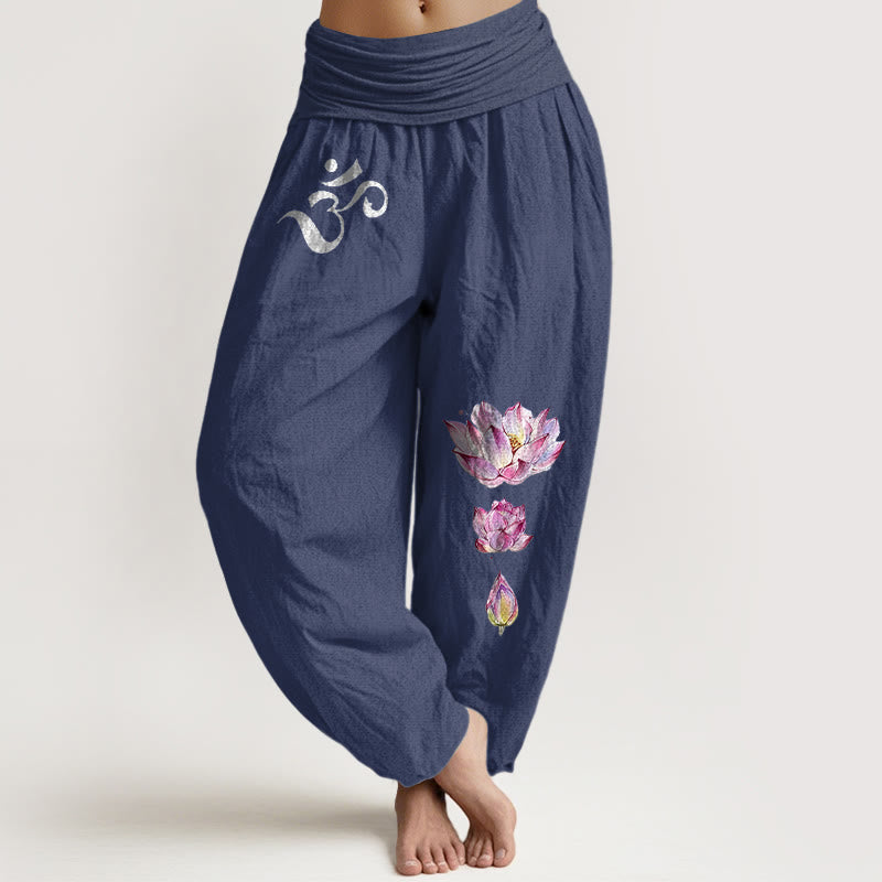 Pantalons Harem Élastiques