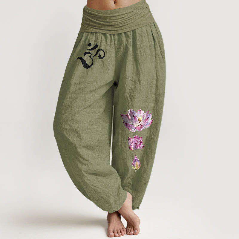 Pantalons Harem Élastiques
