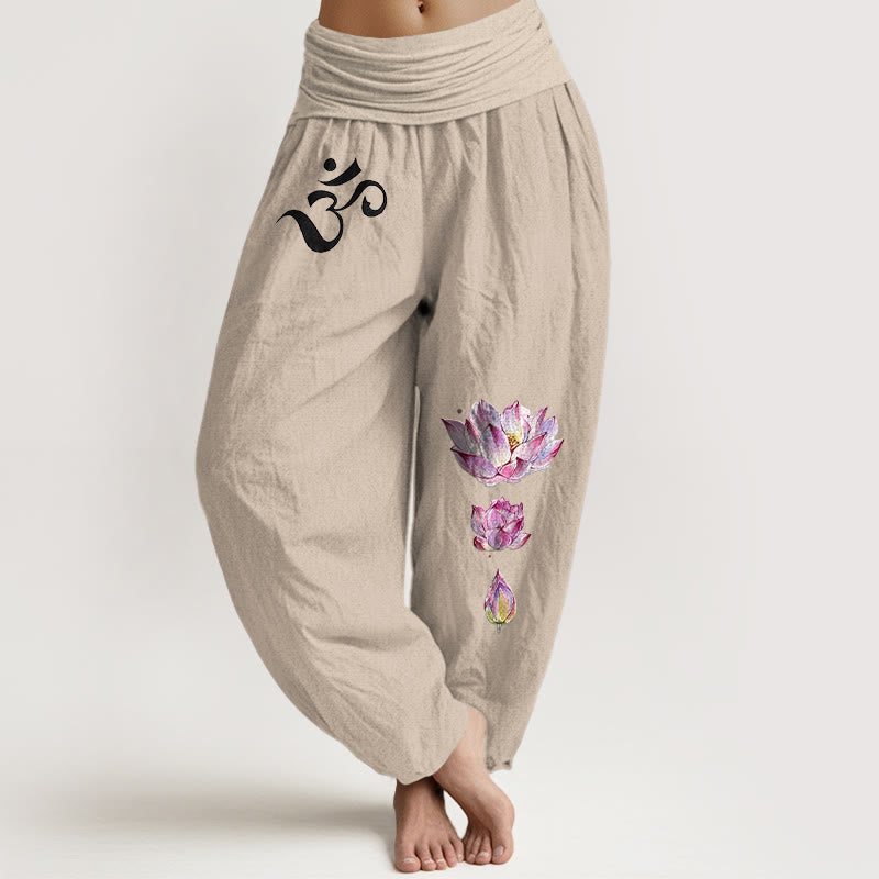 Pantalons Harem Élastiques