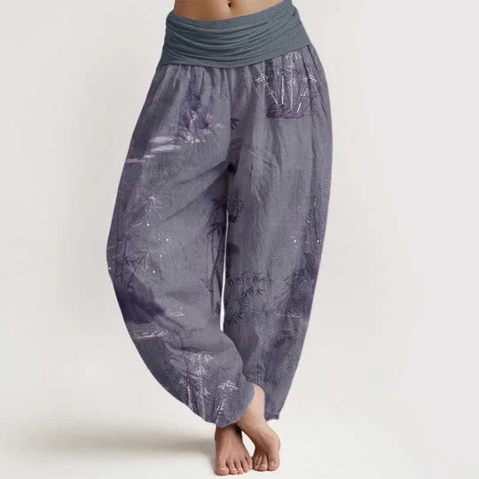 Pantalons Harem Élastiques