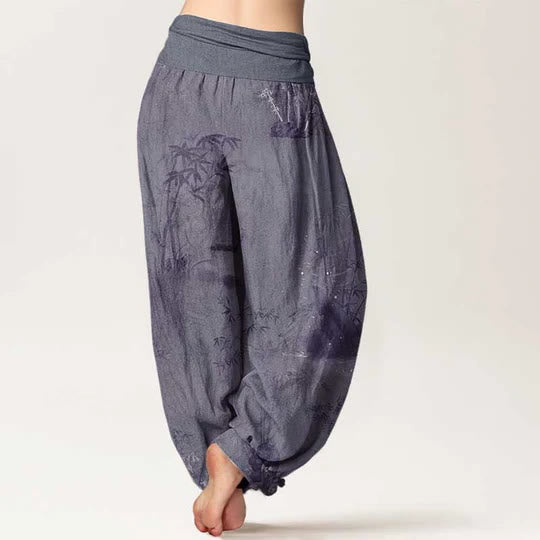 Pantalons Harem Élastiques
