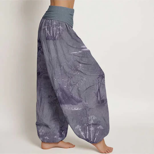 Pantalons Harem Élastiques