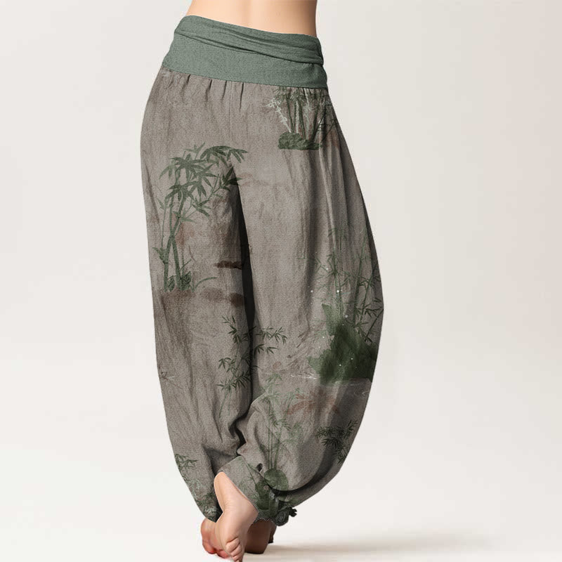 Pantalons Harem Élastiques