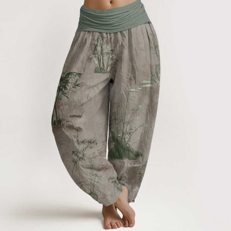 Pantalons Harem Élastiques