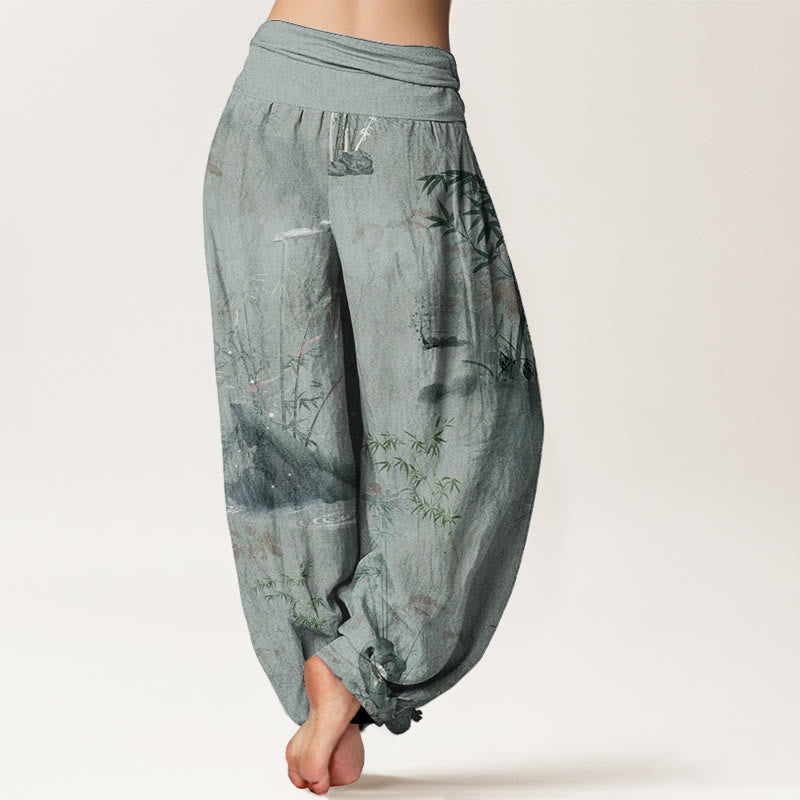 Pantalons Harem Élastiques