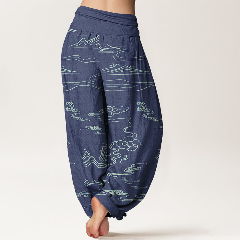 Pantalons Harem Élastiques