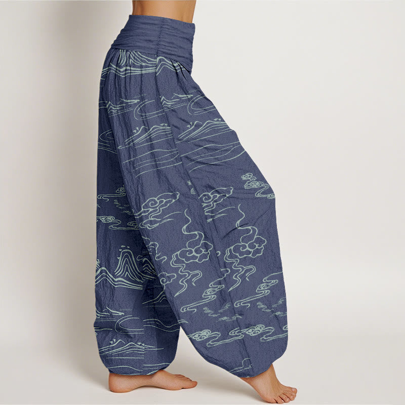 Pantalons Harem Élastiques