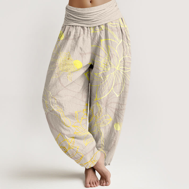 Pantalons Harem Élastiques