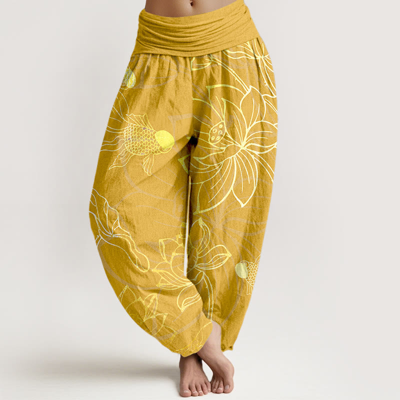 Pantalons Harem Élastiques
