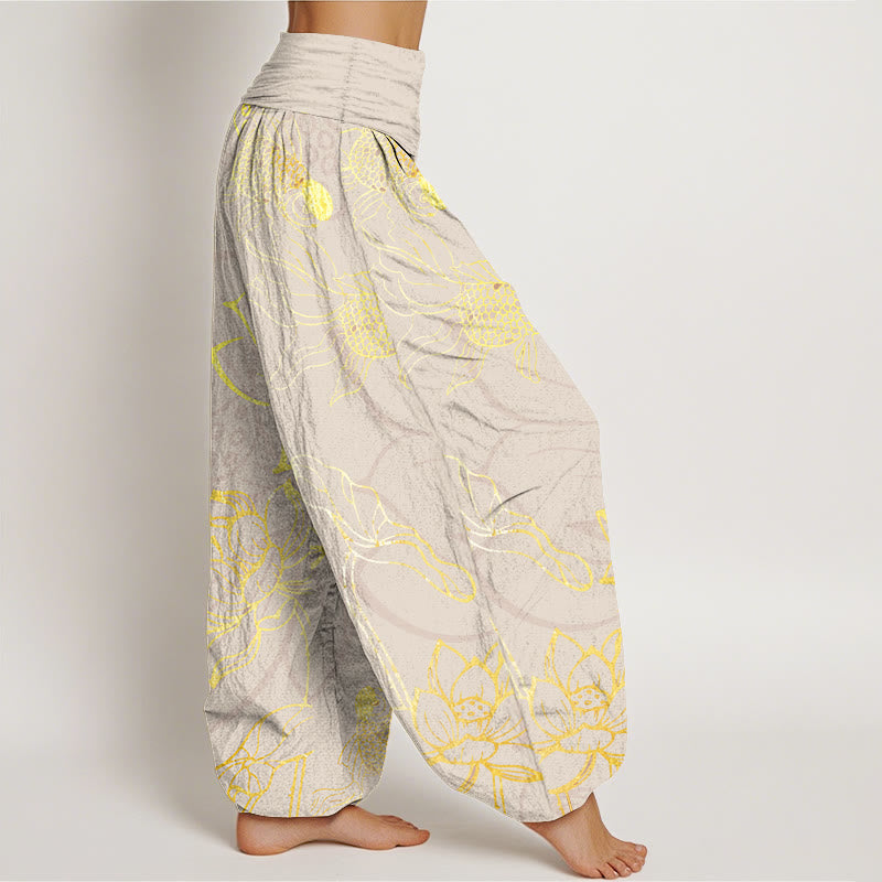 Pantalons Harem Élastiques